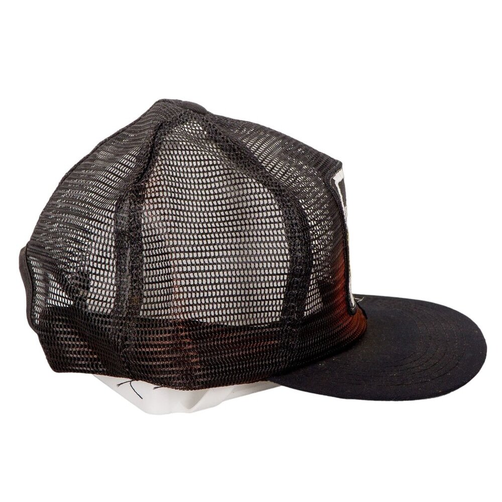 Jack Daniels Lynchburg Lemonade Trucker Hat VTG Mesh Snapback Black Patch Black - Picture 4 of 10
